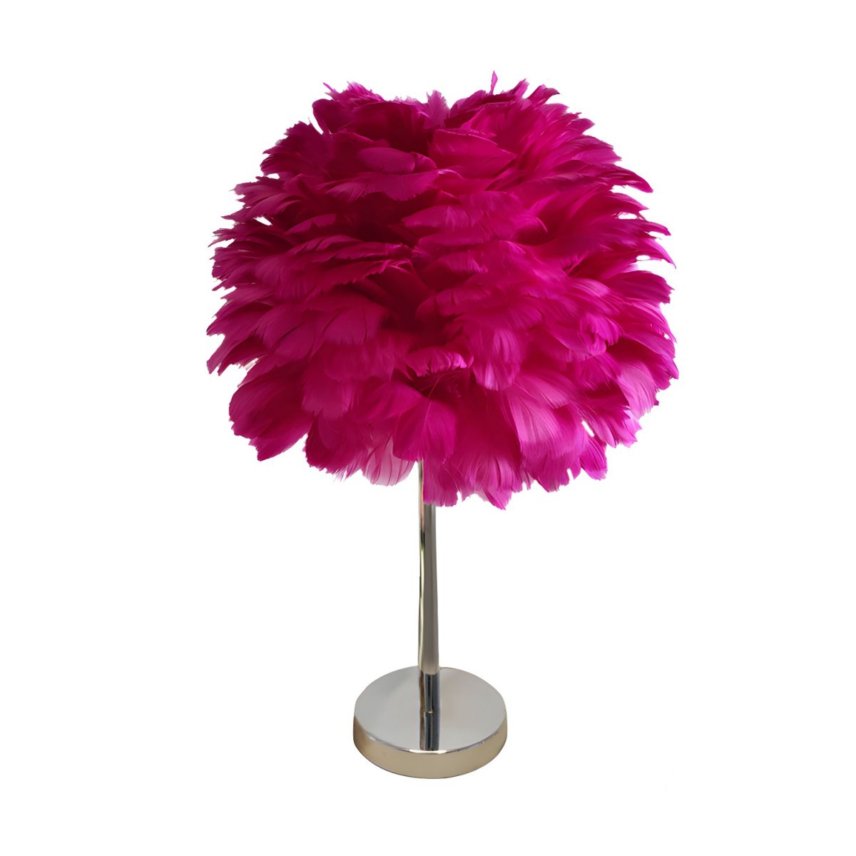 Tafellamp met Veren Kap Modern Bedlamp | Felira