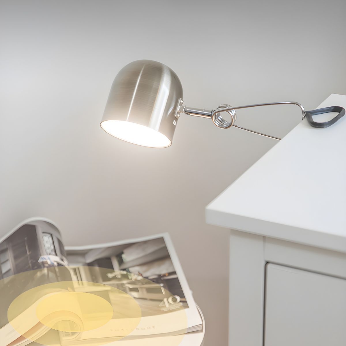 Tafellamp met Verstelbare Klem Modern Metaal | Verilo