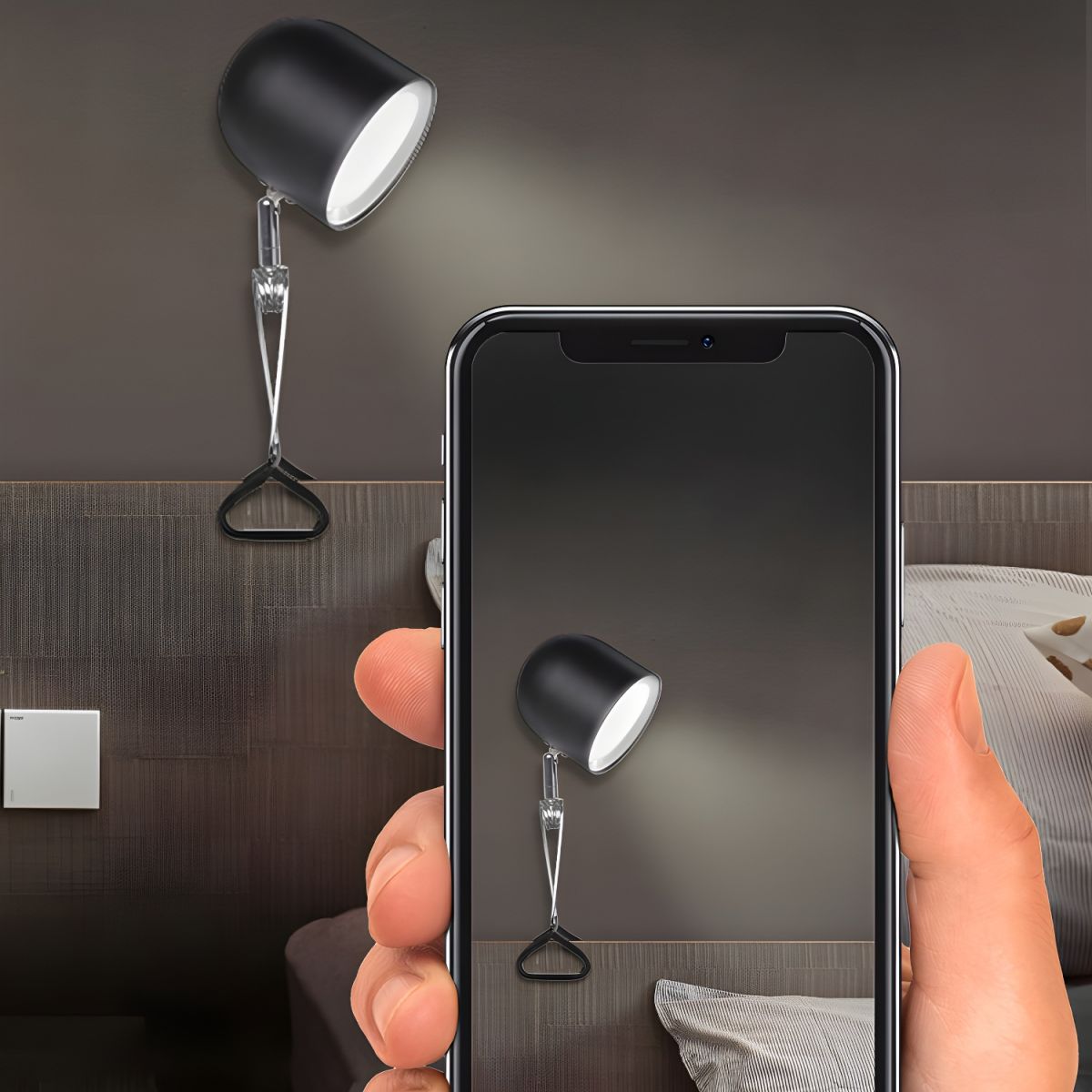 Tafellamp met Verstelbare Klem Modern Metaal | Verilo