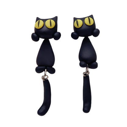 Twixi | Katten oorbellen met speels design en luxe afwerking