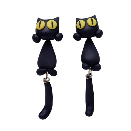 Twixi | Katten oorbellen met speels design en luxe afwerking