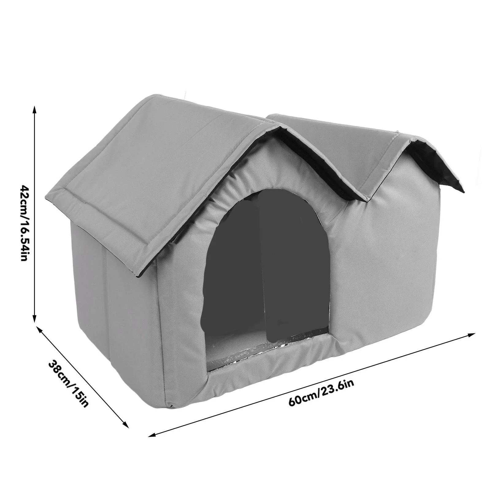 Verkoelend kattenhuis met ijsvakken en ademend design | CooliFur