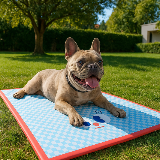 Verkoelende hondenmat met ademende stof voor zomerse dagen | Chillrest