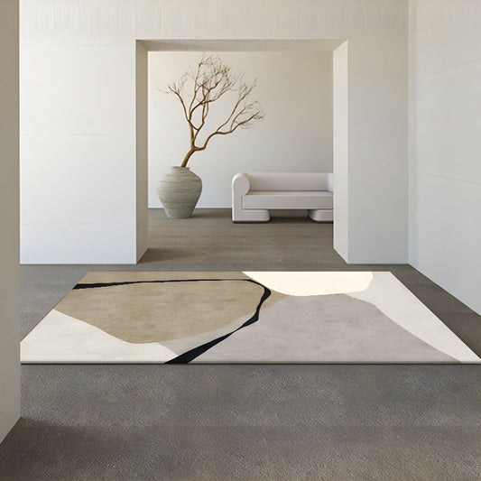 Vloerkleden in Kleurblok Polyester Scandinavische Stijl | Elyra