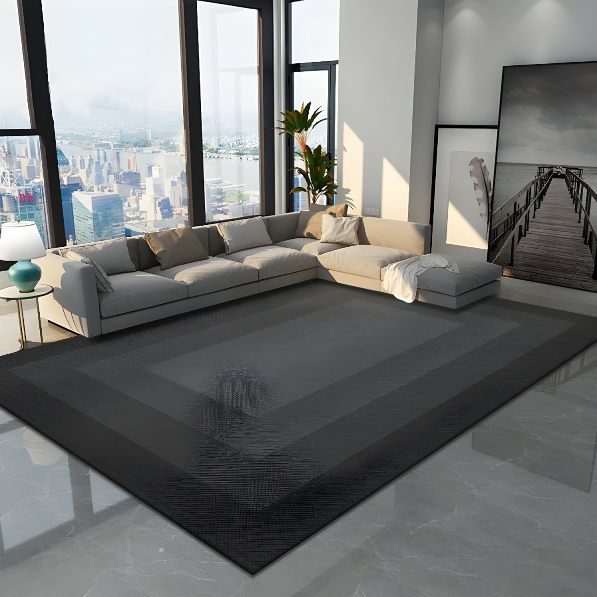 Vloerkleed Kleurverloop Polyester Nordic | Arvello