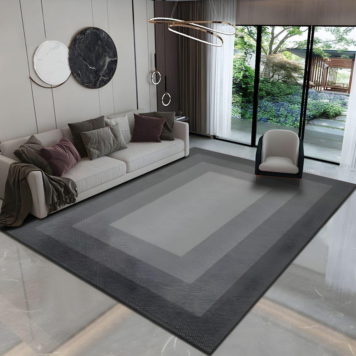 Vloerkleed Ombre Patroon Polyester Scandinavisch | Grevalo