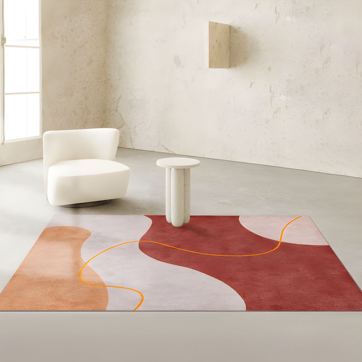 Vloerkleed Polyester Scandinavisch Design | Auvira