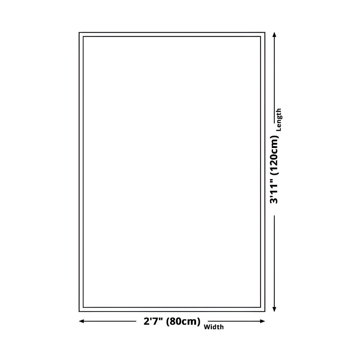 Vloerkleed met Abstract Geometrisch Patroon Moderne Woonkamer | Orvian