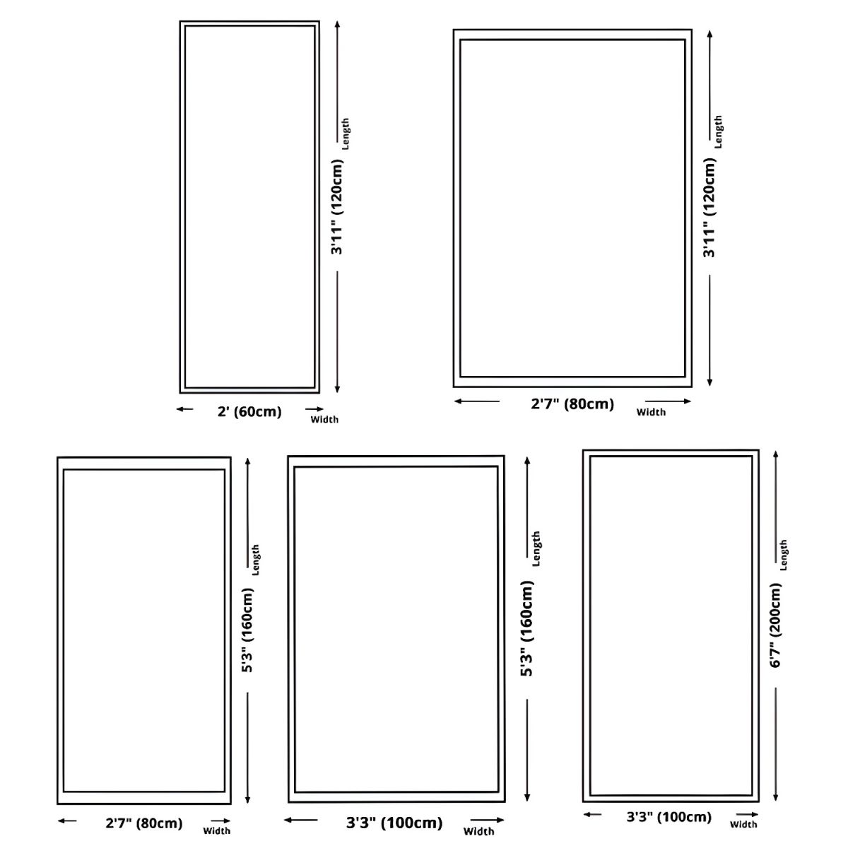 Vloerkleed met Kleurblokpatroon Modern Scandinavisch | Omvra