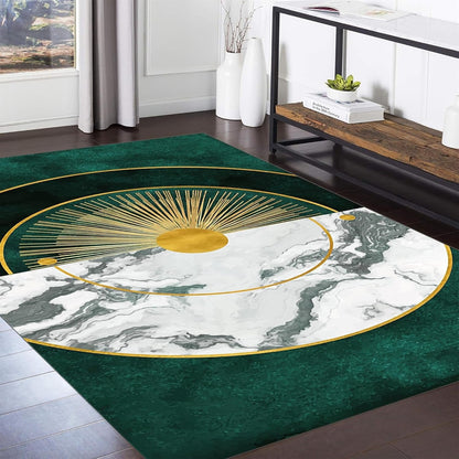 Vloerkleed met Marmer Effect Glam Zonnestraal Design | Lunaro