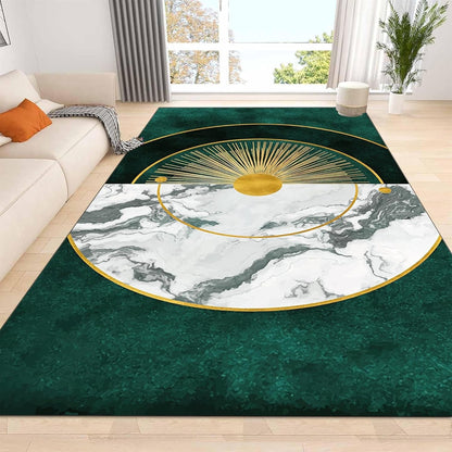 Vloerkleed met Marmer Effect Glam Zonnestraal Design | Lunaro