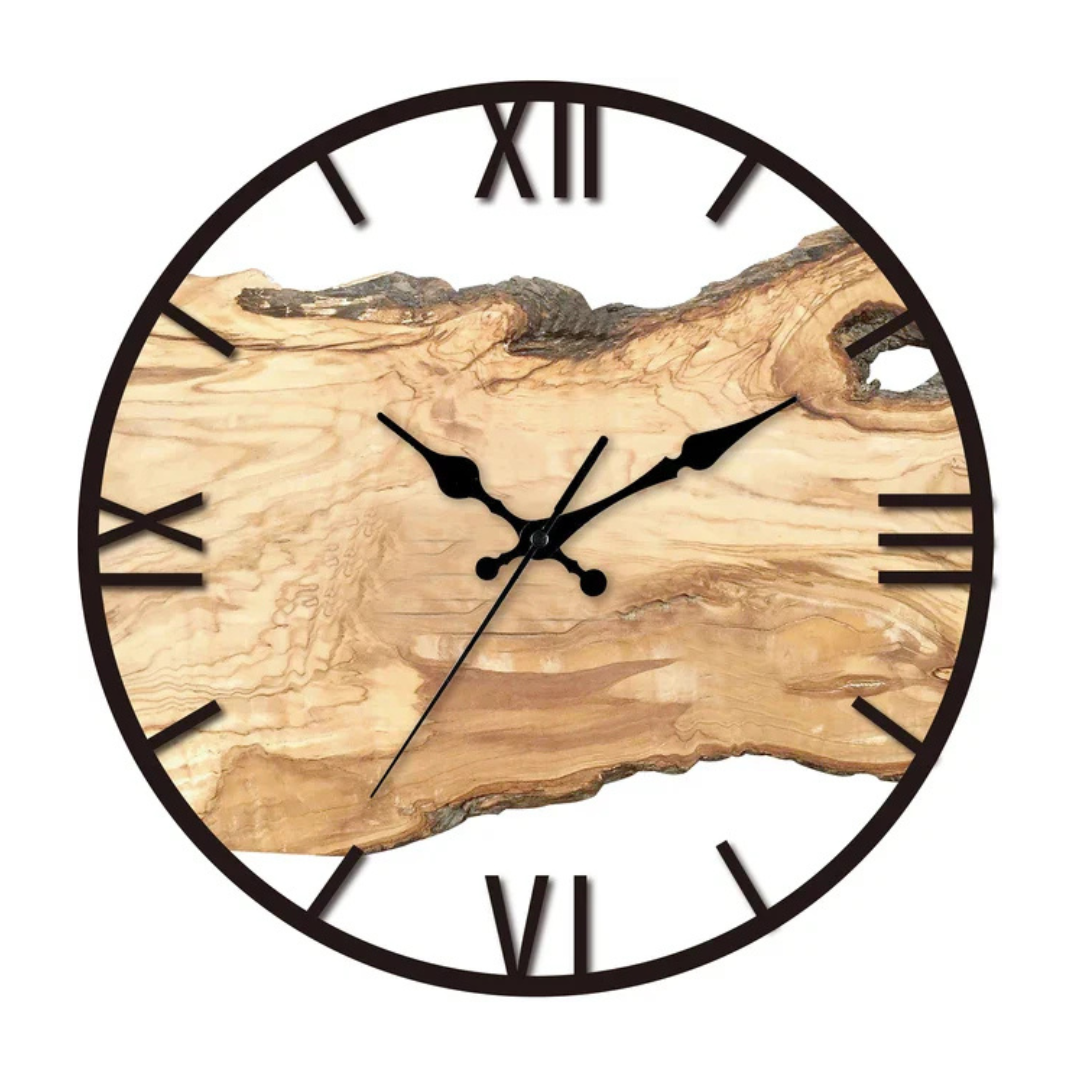 Wandklok Groot Zwart met Minimalistisch Ontwerp | Borelli