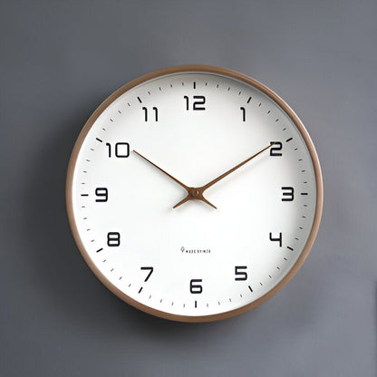 Wandklok hout minimalistische noordse stijl | Timora