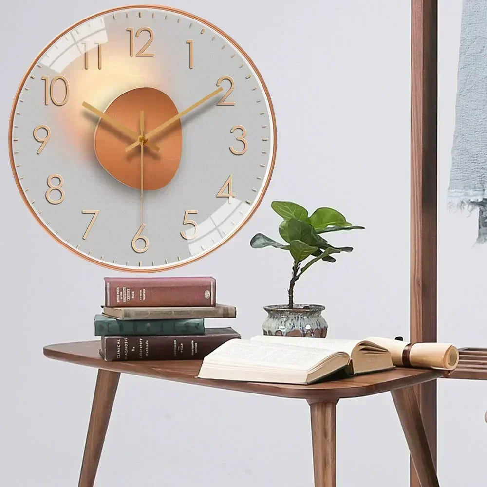 Wandklok stille digitaal met modern ontwerp | Tisira