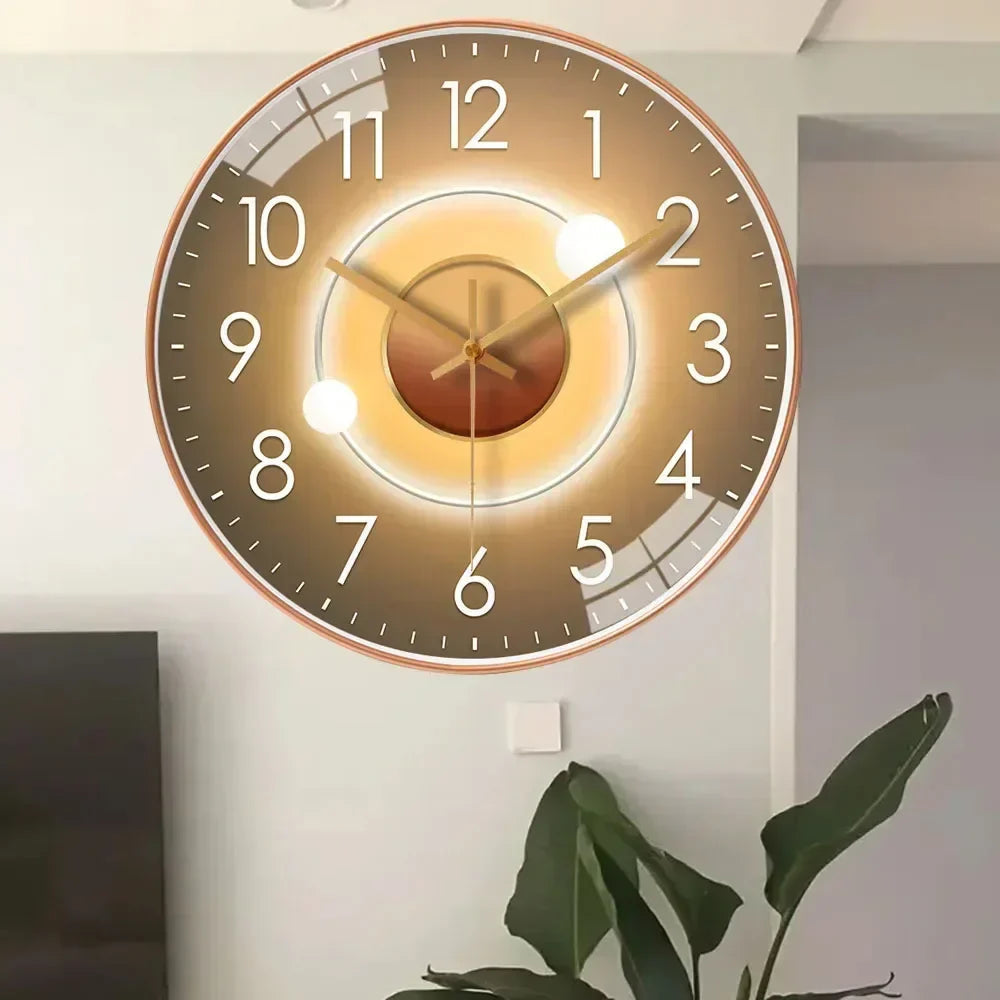 Wandklok stille digitaal met modern ontwerp | Tisira