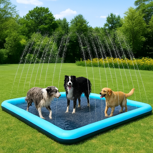Waterspeelmat voor verkoelende zomerdagen met antislipoppervlak | AquaPawz